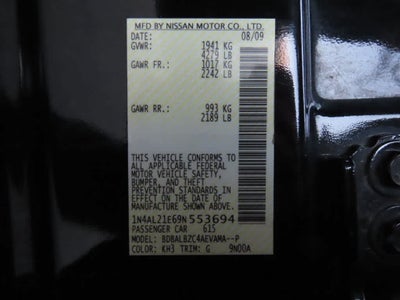 2009 Nissan Altima 2.5 S