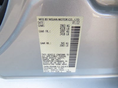 2022 Nissan Altima 2.5 SV