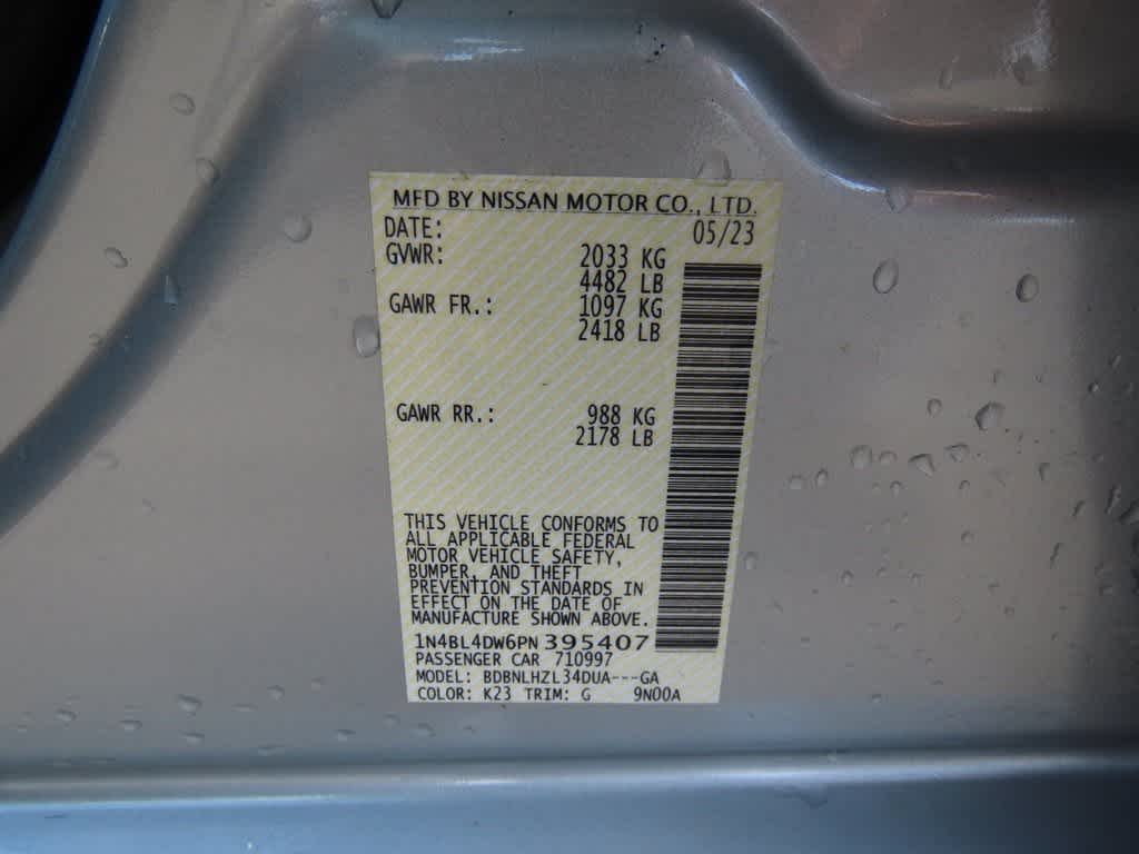 2023 Nissan Altima 2.5 SV