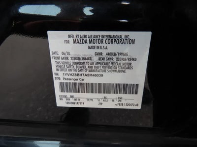 2010 Mazda Mazda6 i Sport