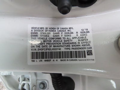 2020 Honda Civic Sedan LX