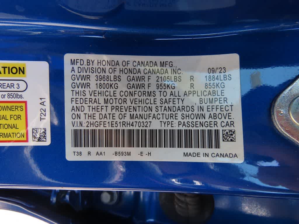 2024 Honda Civic Manual