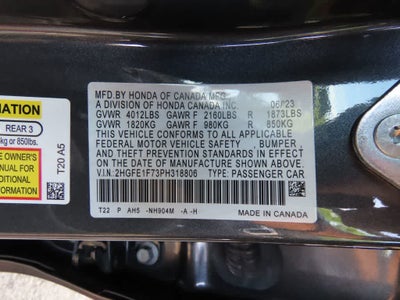 2023 Honda Civic EX