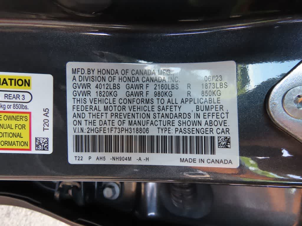 2023 Honda Civic EX
