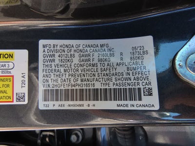 2023 Honda Civic Touring