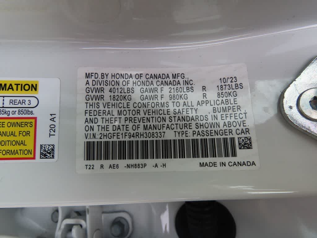 2024 Honda Civic Touring