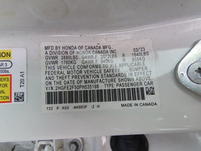 2023 Honda Civic Sport