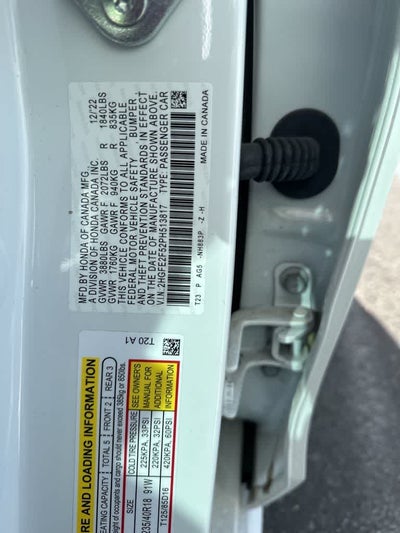 2023 Honda Civic Sport