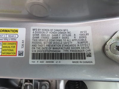 2023 Honda Civic Sport