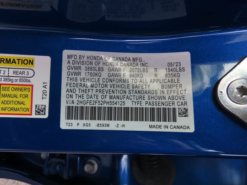 2023 Honda Civic Sport