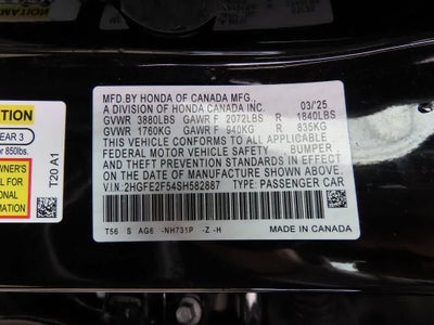 2025 Honda Civic Sport