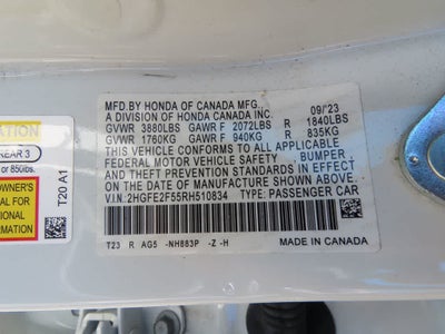2024 Honda Civic Sport