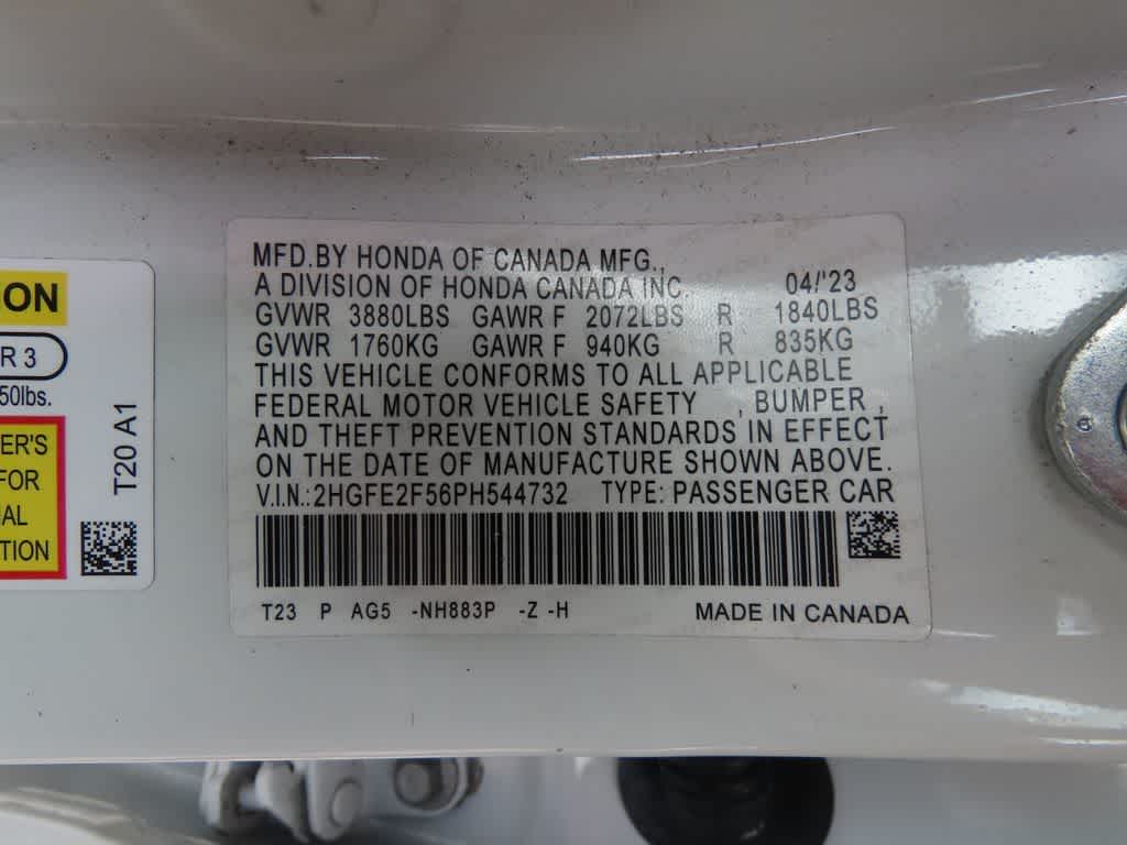2023 Honda Civic Sport