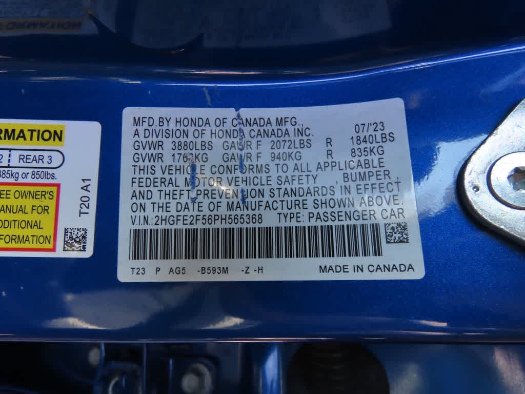 2023 Honda Civic Sport
