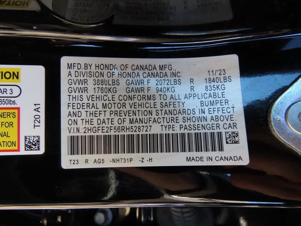 2024 Honda Civic Sport