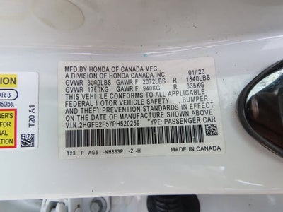 2023 Honda Civic Sport