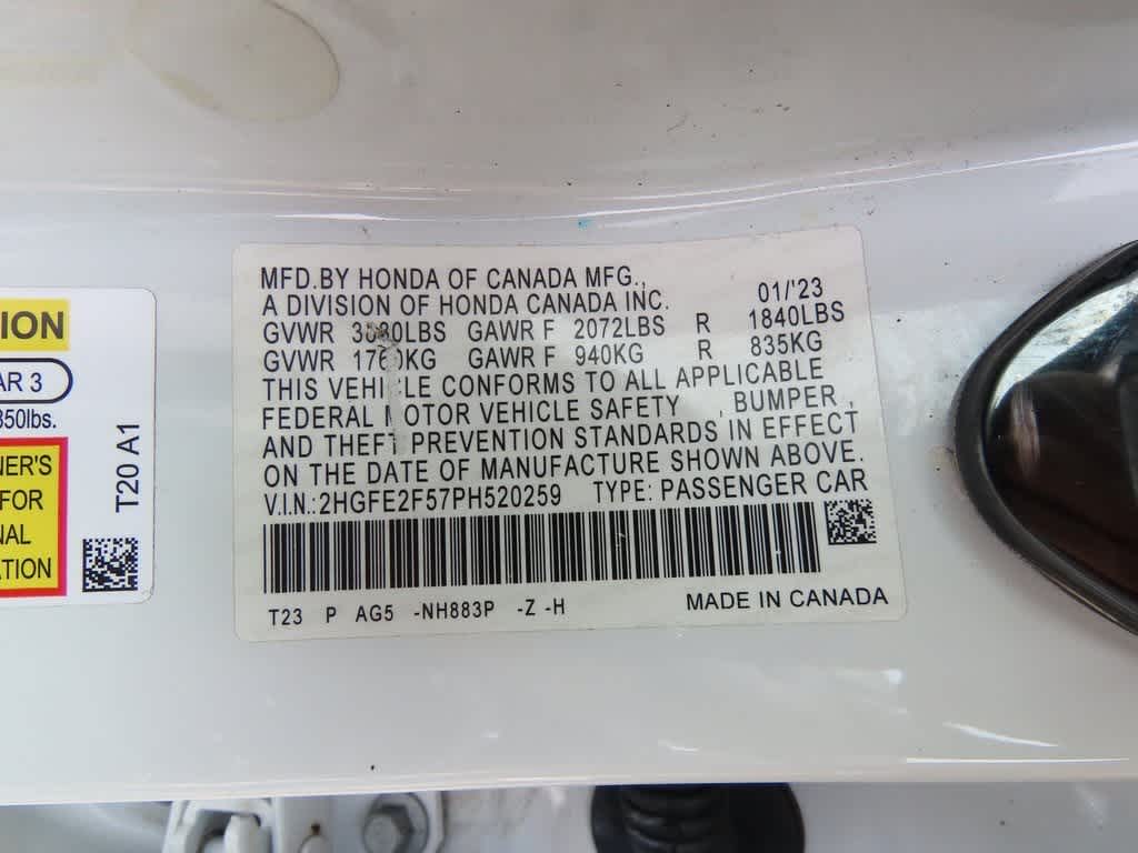 2023 Honda Civic Sport