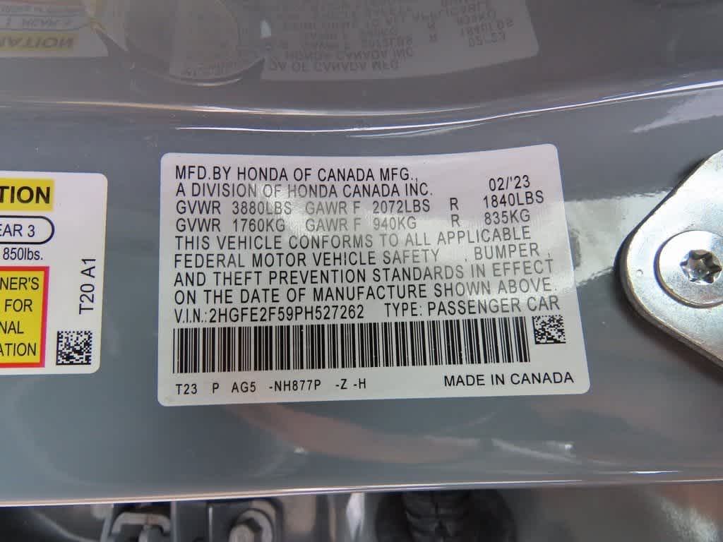 2023 Honda Civic Sport