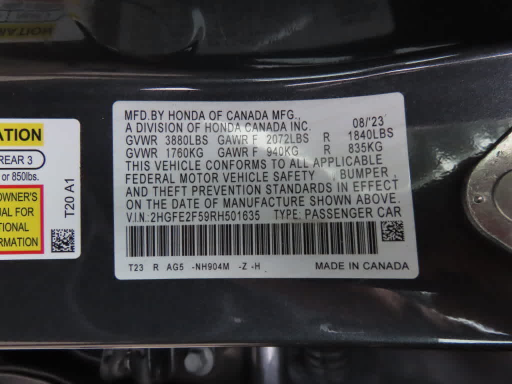2024 Honda Civic Sport
