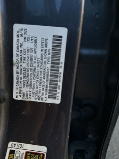 2016 Honda CR-V Base