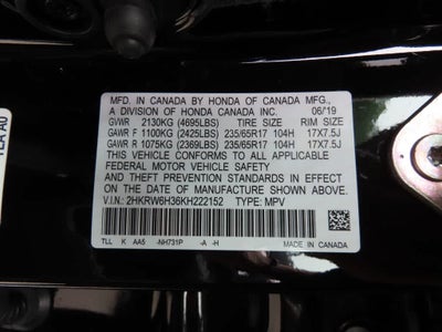 2019 Honda CR-V LX