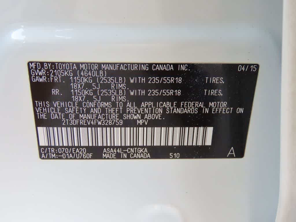 2015 Toyota RAV4 Limited