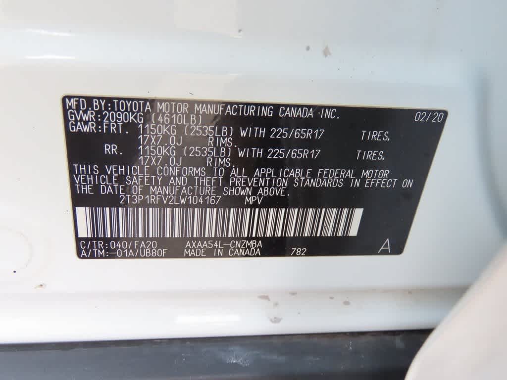 2020 Toyota RAV4 XLE