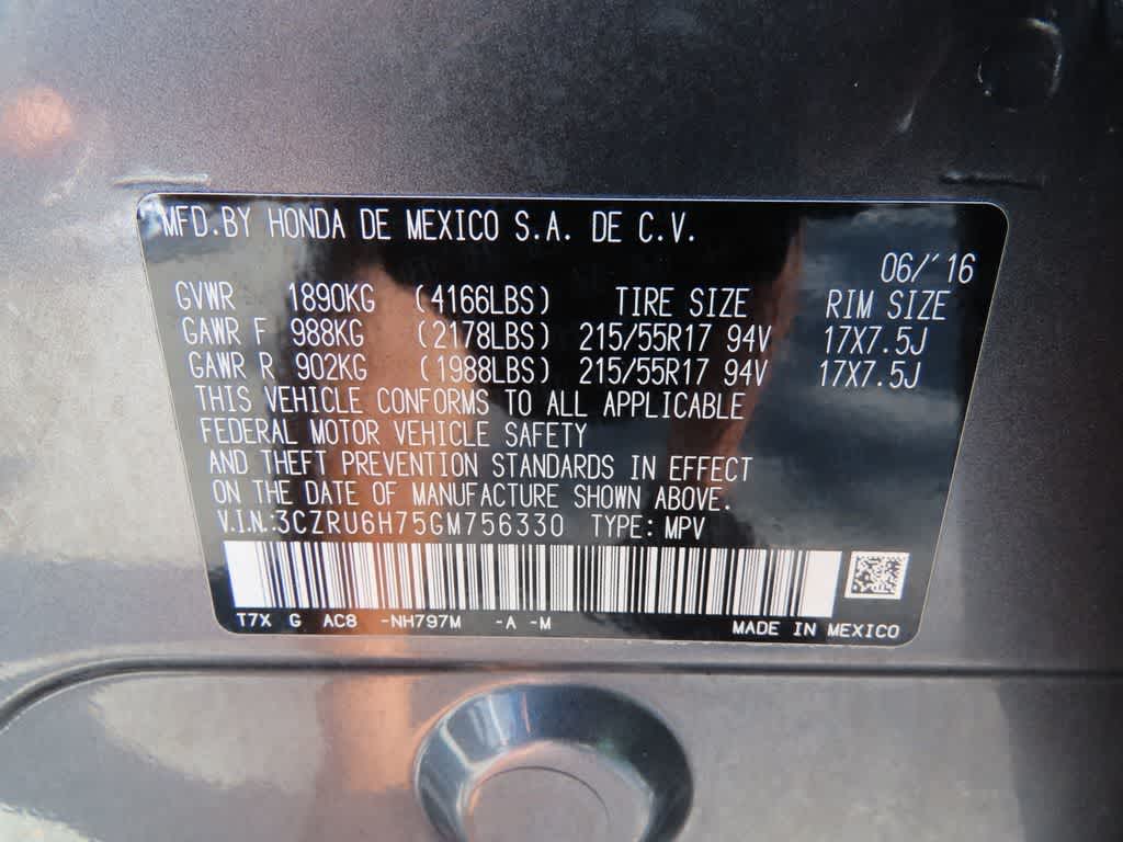 2016 Honda HR-V EX-L w/Navi