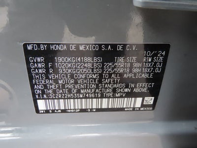 2025 Honda HR-V Sport