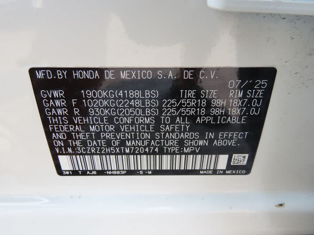 2026 Honda HR-V Sport