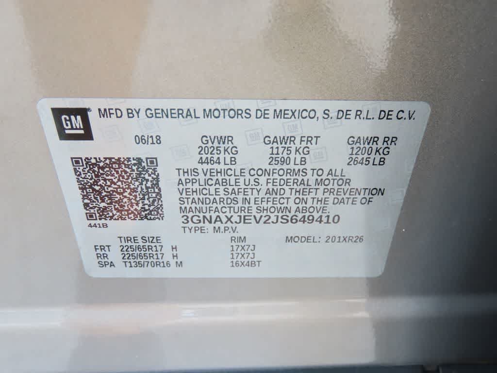 2018 Chevrolet Equinox LT