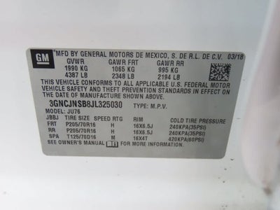 2018 Chevrolet Trax LS