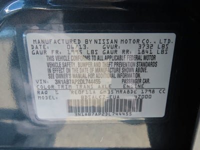 2013 Nissan Sentra S