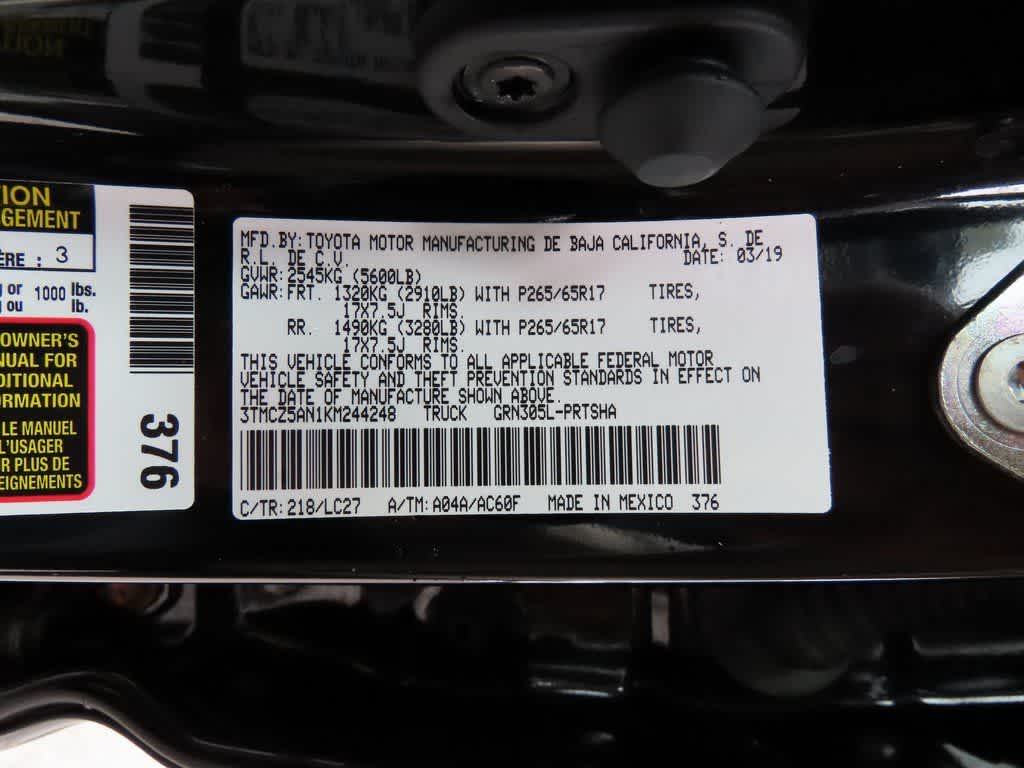 2019 Toyota Tacoma TRD Sport