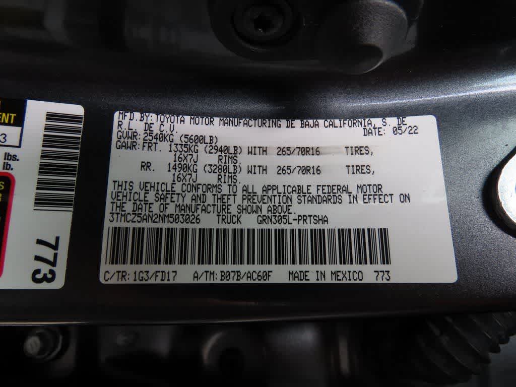 2022 Toyota Tacoma TRD Off Road