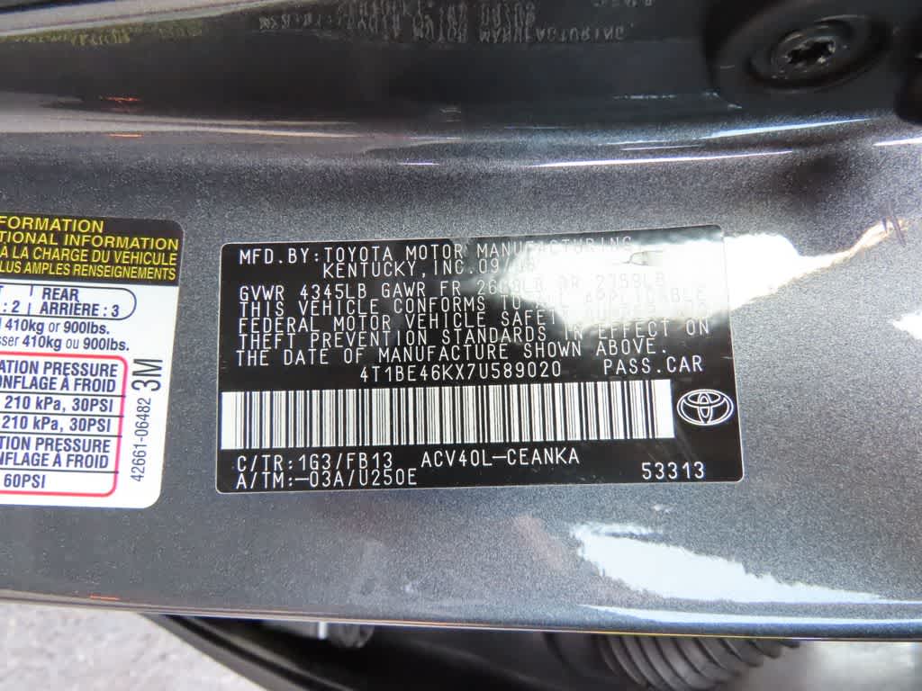 2007 Toyota Camry LE