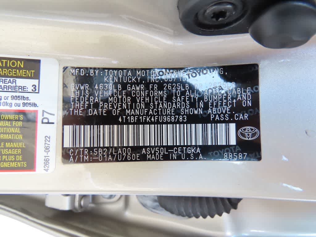 2015 Toyota Camry XLE