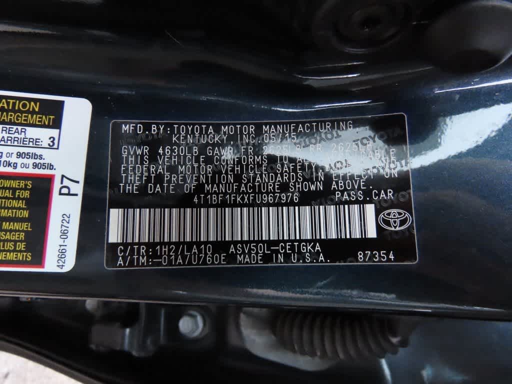 2015 Toyota Camry XLE