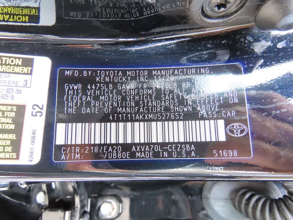 2021 Toyota Camry SE