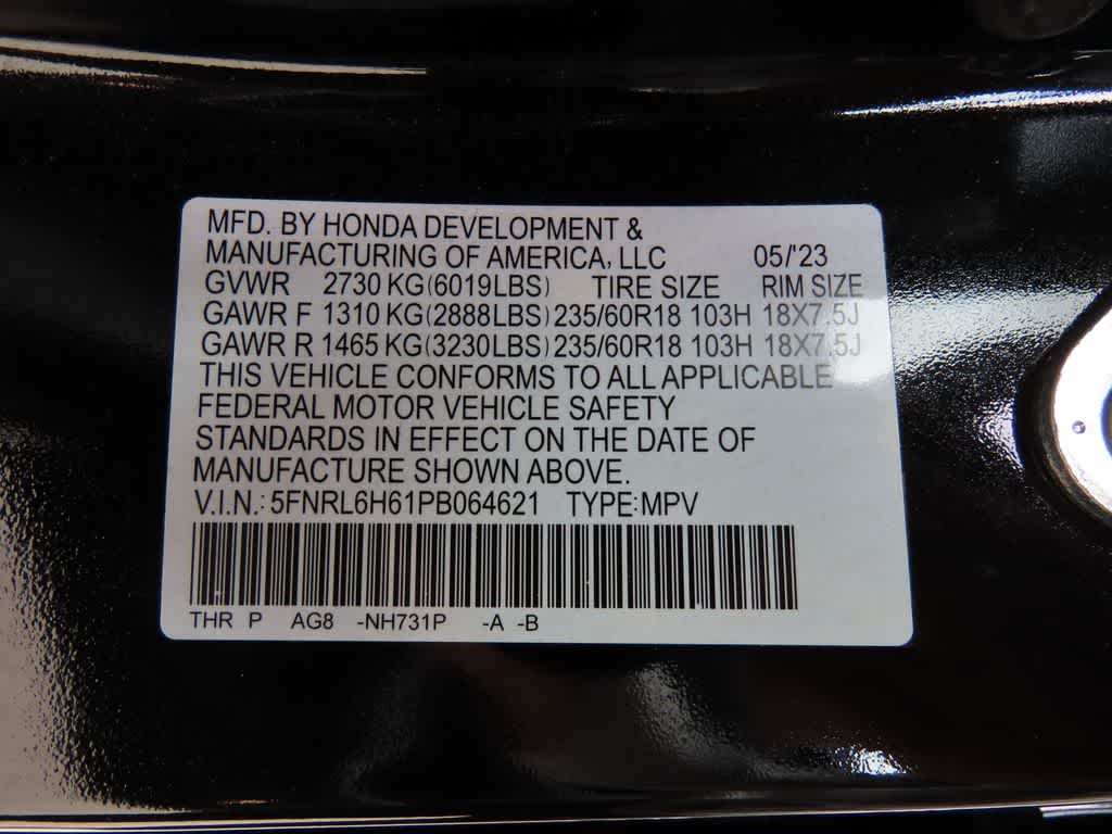 2023 Honda Odyssey EX-L