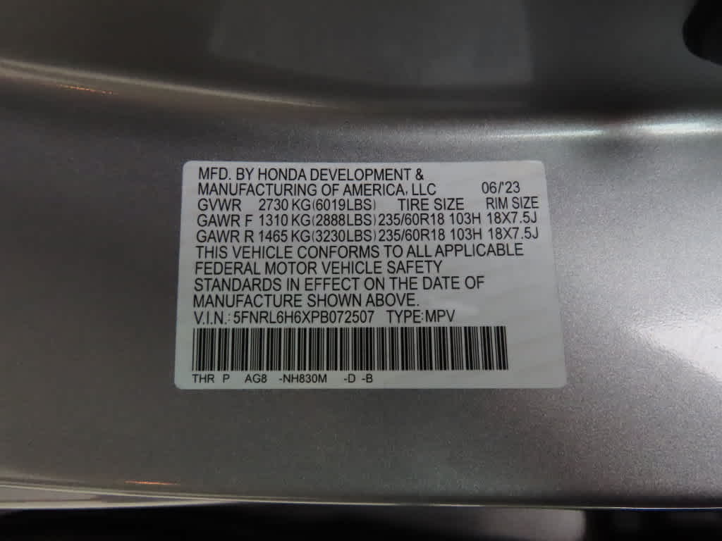 2023 Honda Odyssey EX-L
