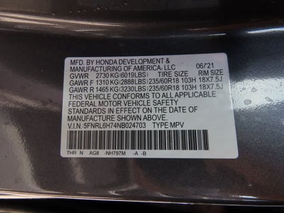 2022 Honda Odyssey EX-L