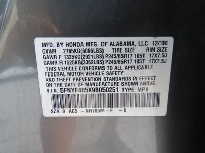 2009 Honda Pilot EX-L
