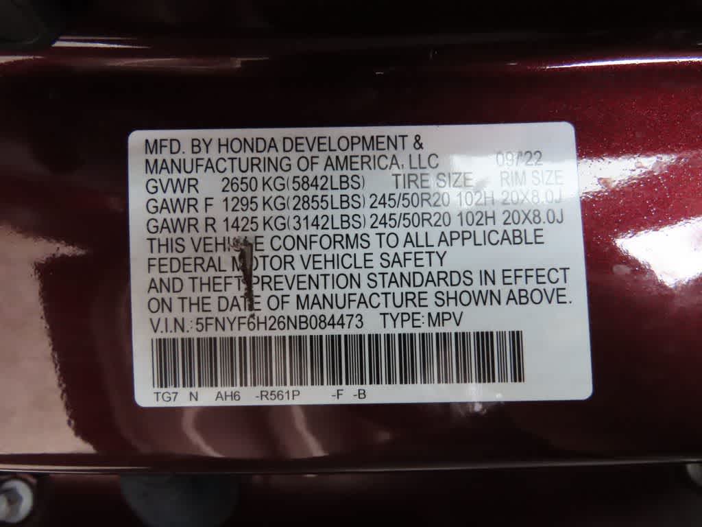 2022 Honda Pilot Special Edition