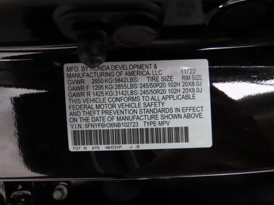 2022 Honda Pilot Sport