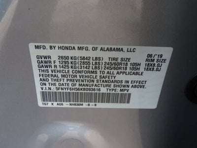 2019 Honda Pilot EX-L