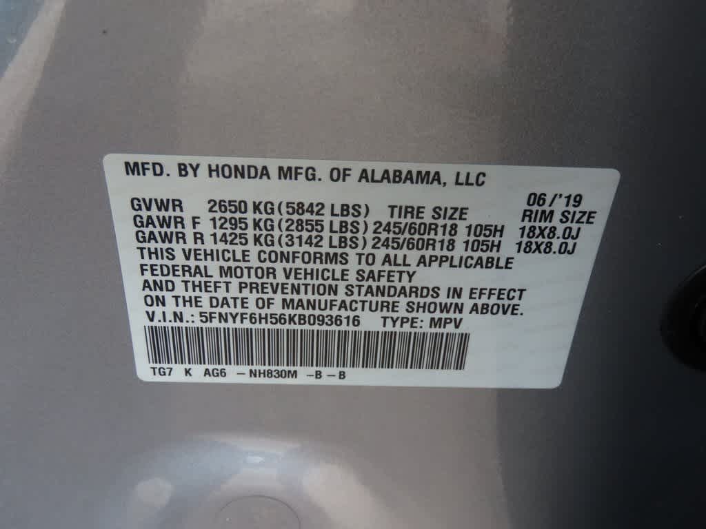 2019 Honda Pilot EX-L