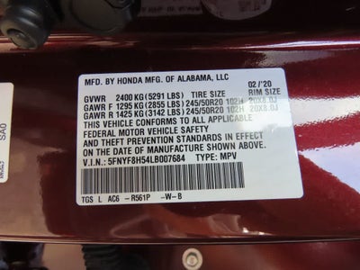 2020 Honda Passport EX-L