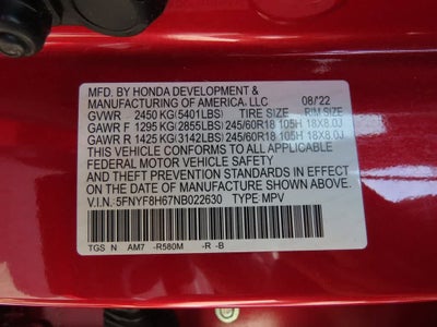 2022 Honda Passport TrailSport