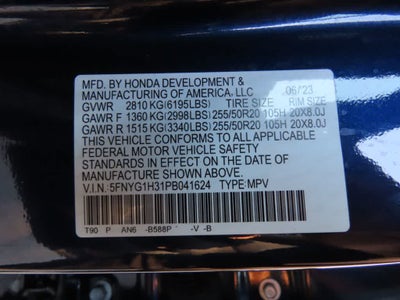2023 Honda Pilot Sport